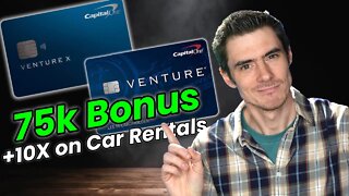 HUGE Capital One Updates: 75k Venture Bonus, 10% Back on Car Rentals etc…