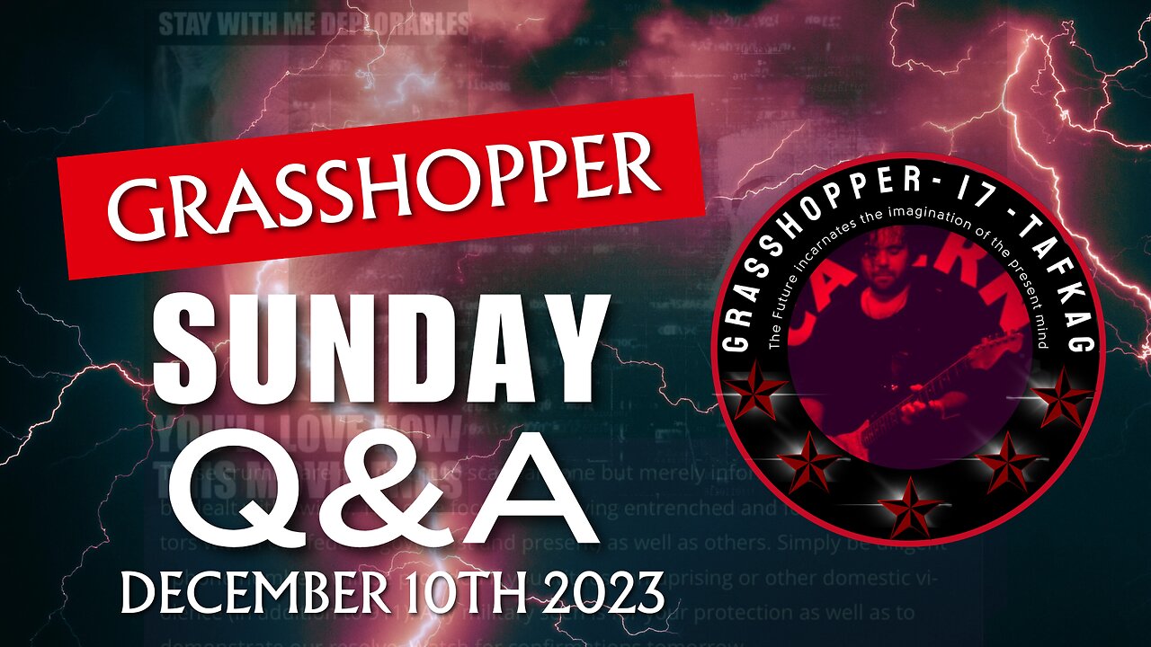 Sunday Q&A - December 10th 2023