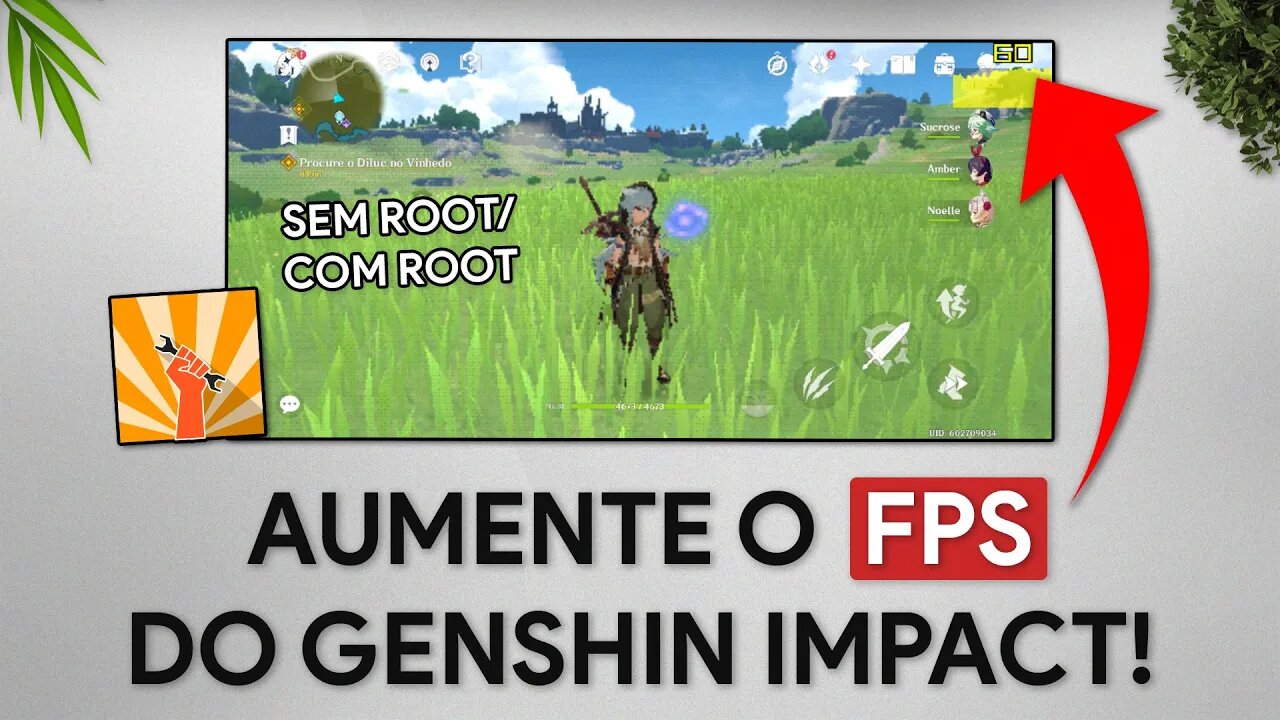 Como AUMENTAR o FPS do GENSHIN IMPACT em ANDROID FRACO! | Genshin Impact com GLTOOLS