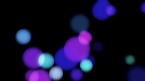 Glowing Bokeh Lights | Screensaver with Music | Night Light | Sleep, Study, Work, Relax
