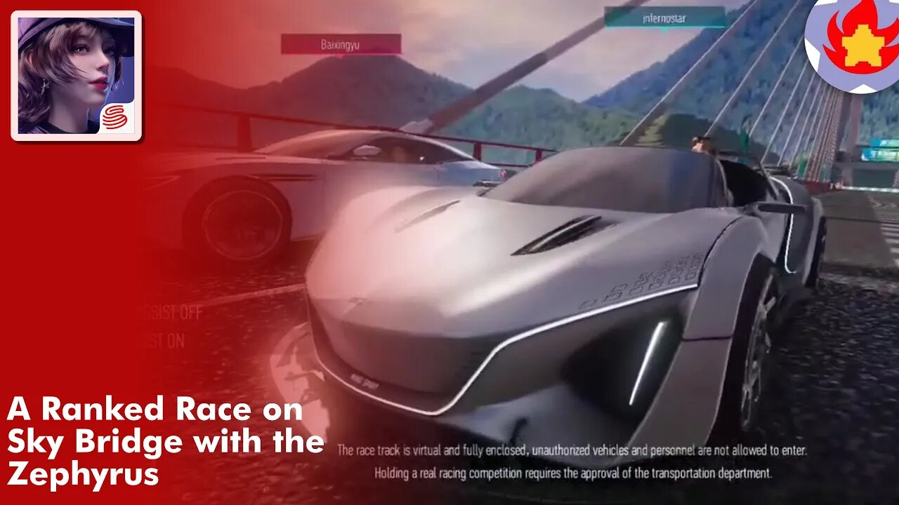 A Ranked Race on Sky Bridge with the Zephyrus | Ace Racer