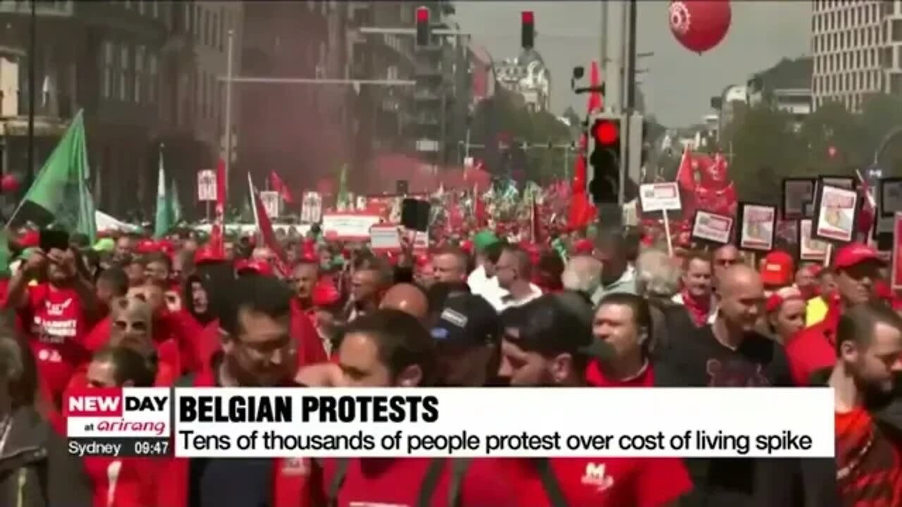 Spend money on salaries, not on weapons: Belgium hit by protests, strikes over cost of living