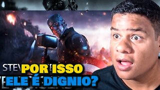 REAGINDO A CAPITÃO AMÉRICA- UM HOMEM DIGNO - GABRIEL PRODUÇÕES | React Anime Pro