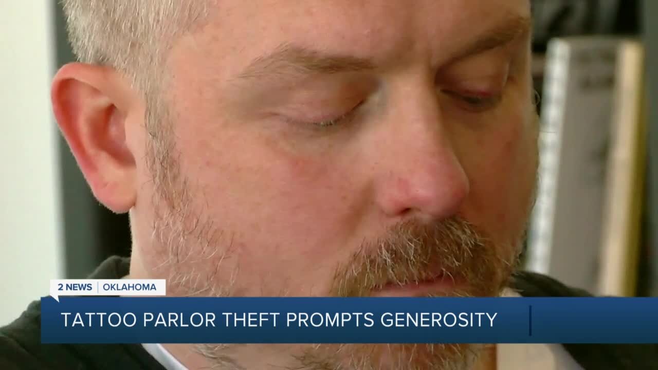 Tattoo Parlor Theft Prompts Generosity