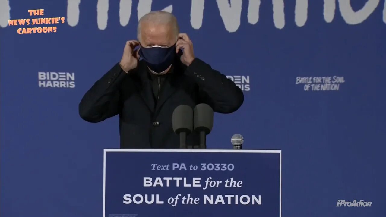 Biden's Progressive Mask Wearing.