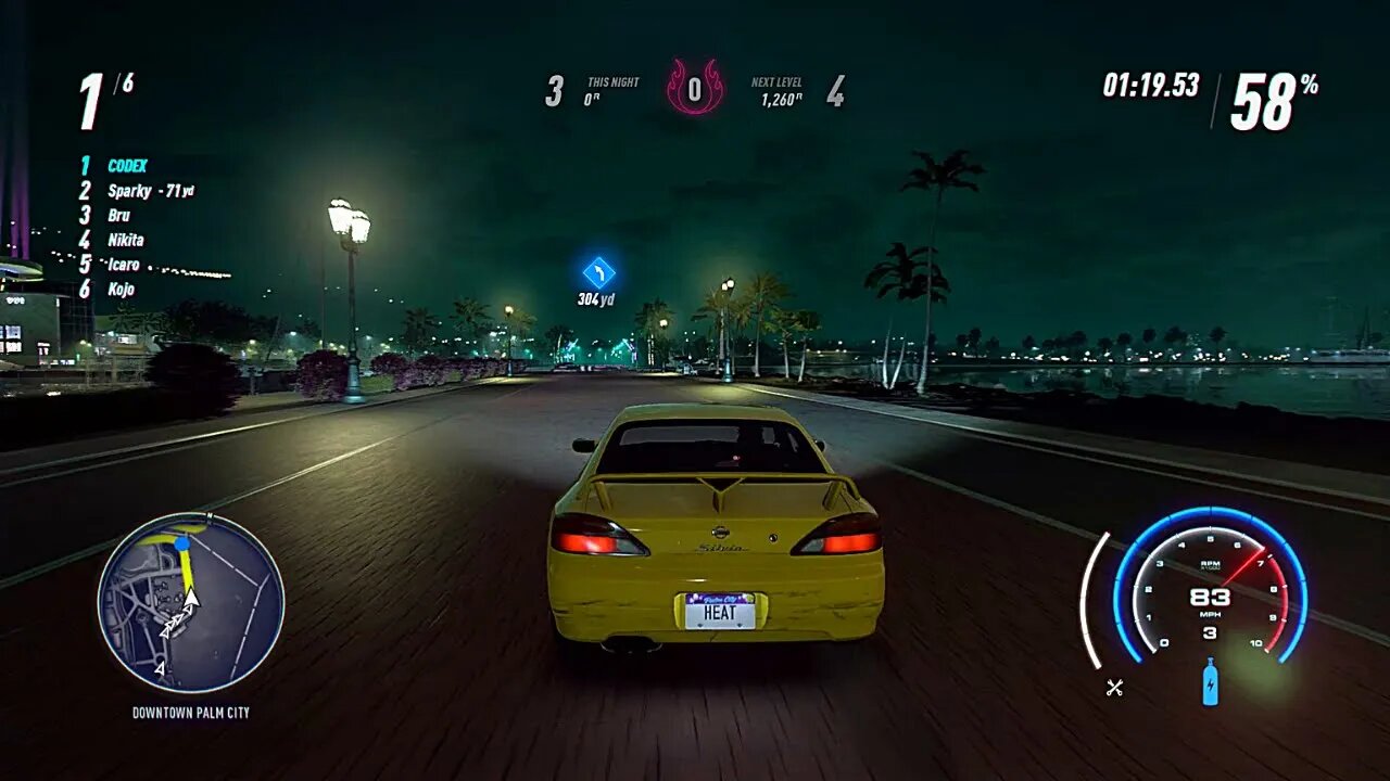 Need for Speed Heat - Night Sprint Race - Ultra-Sharp - PC Gameplay - Full HD