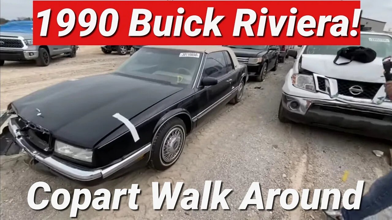 Copart Walk Around Buick Riviera Steal!