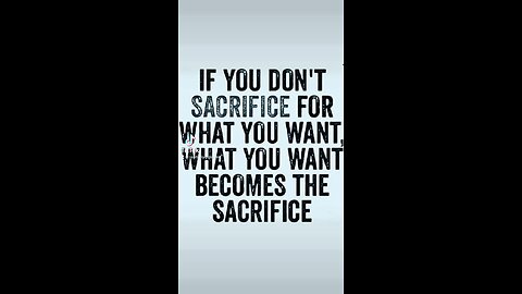 Sacrifice