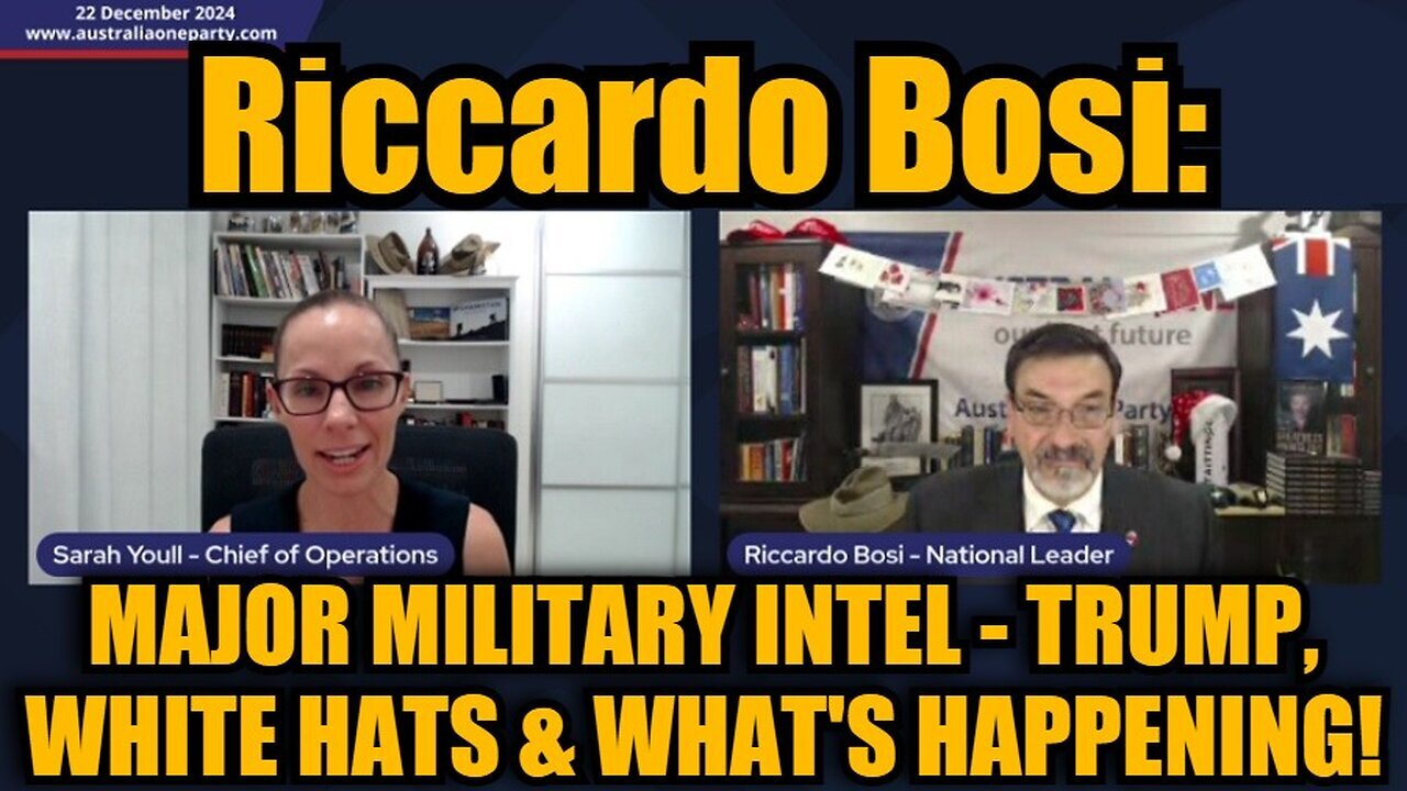 Riccardo Bosi: Major Military Intel - Trump, White Hats & What's Happening!