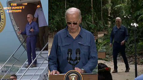 63 days to go. Creepy Joe goes to Brasil to spend Billions of US taxpayer money to "reforest" the Amazon forest: "We don't have to choose between the environment and the economy. We can do both. We've proven it back home."