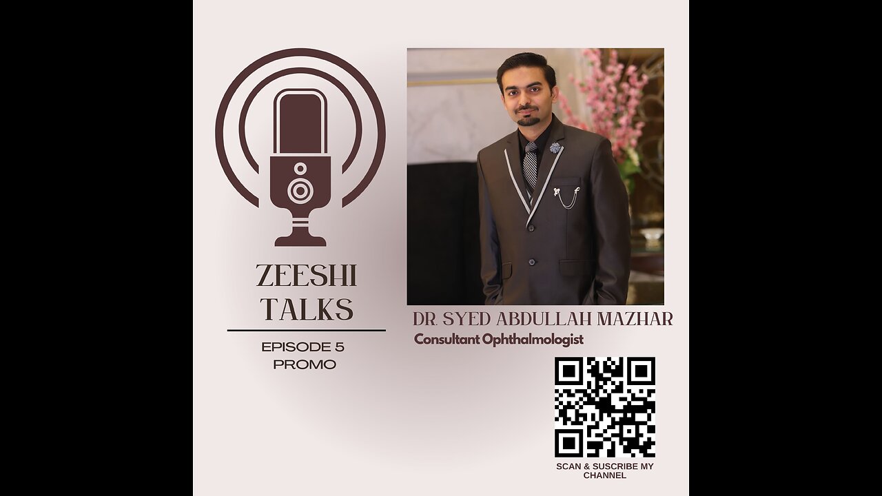 Dr Zeeshi Talks | Episode 5 | Promo | Feat. Dr Syed Abdullah Mazhar | Podcast | 4K #shorts