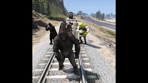 How to stop a train with King Kong