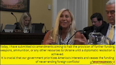 Today, I have submitted six amendments aiming to halt the provision of further funding, weapons