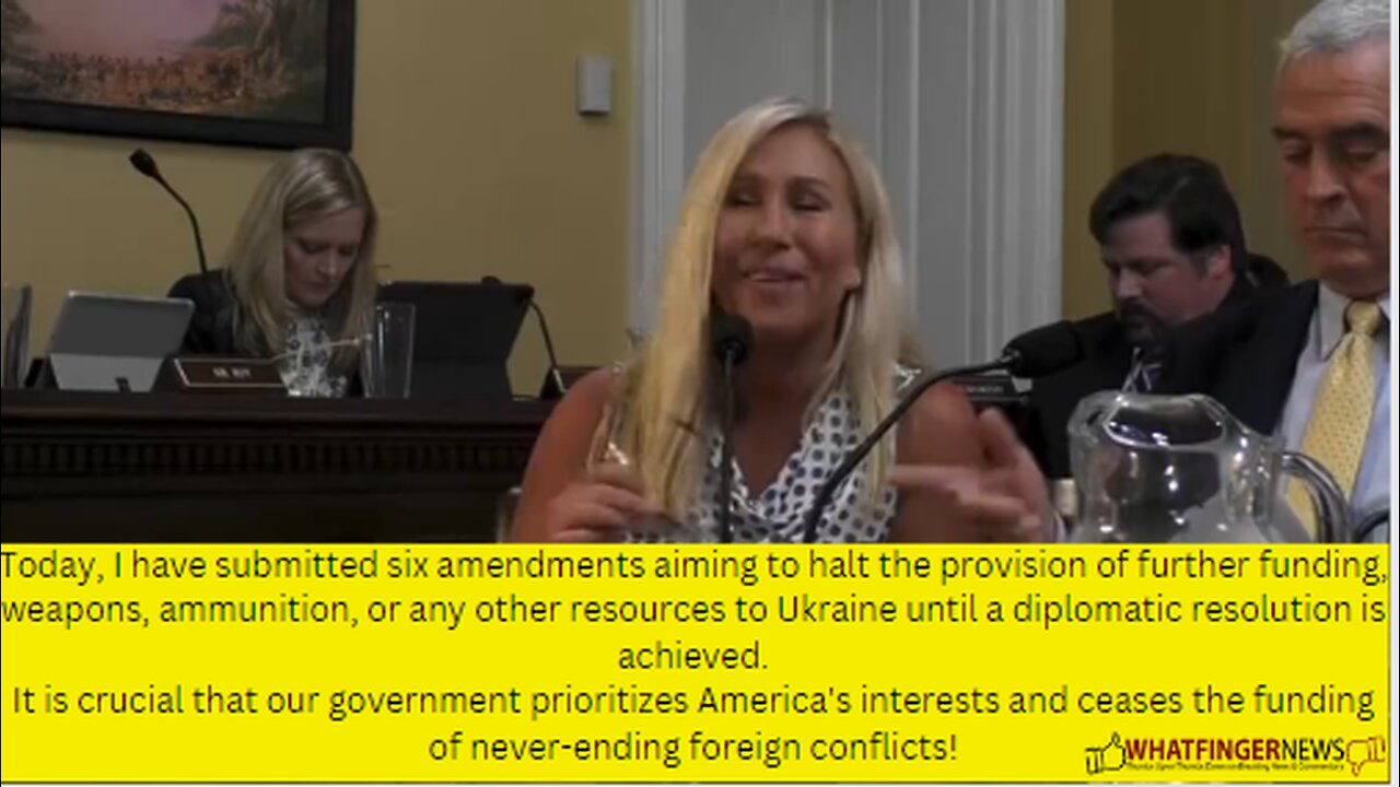 Today, I have submitted six amendments aiming to halt the provision of further funding, weapons