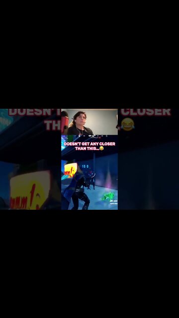 1 MORE SECOND and he was…😂 | #shorts #gaming #fortnite