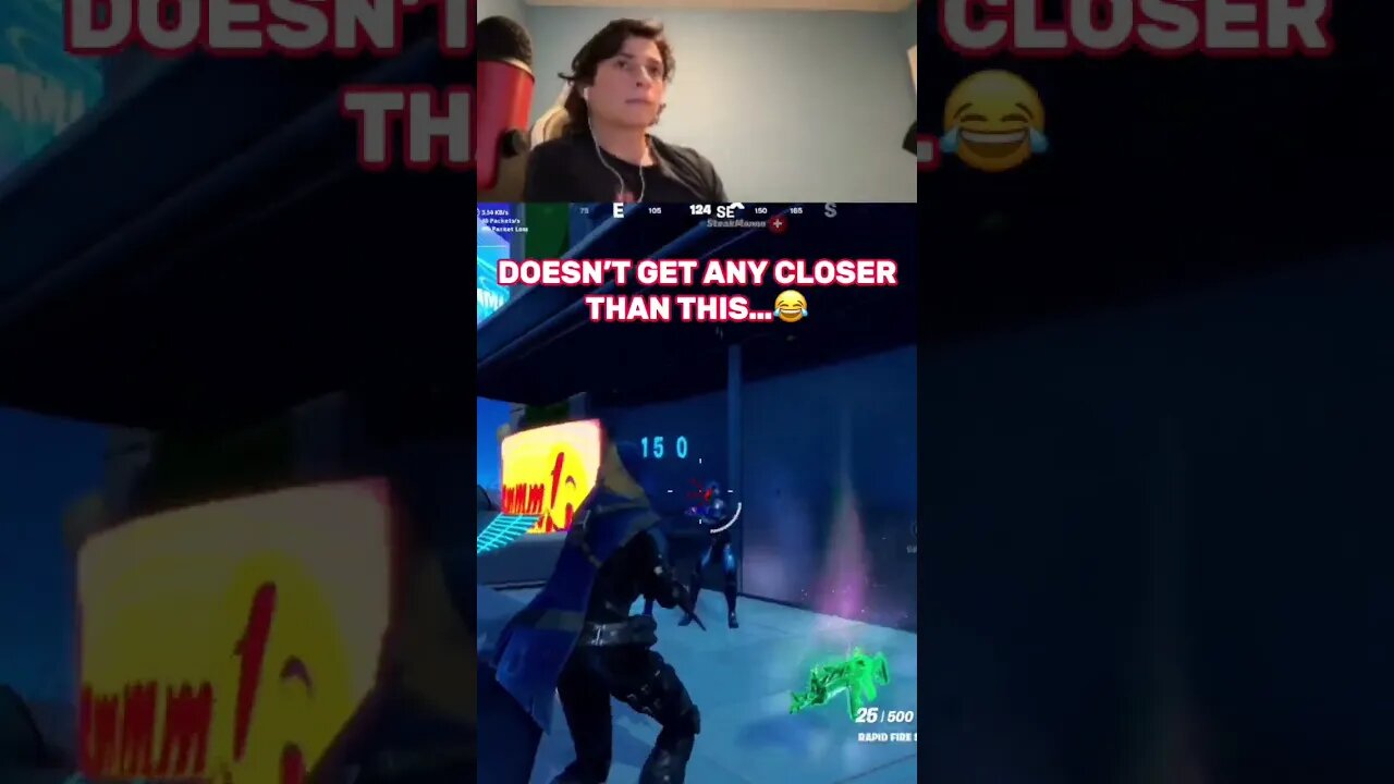 1 MORE SECOND and he was…😂 | #shorts #gaming #fortnite