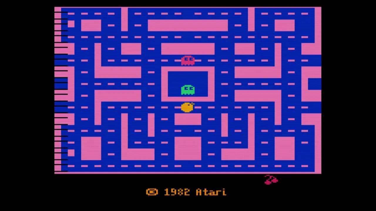 Mr. Postman (USA), Ms. Pac-Man (USA) - Atari 2600 - Live com MiSTer FPGA