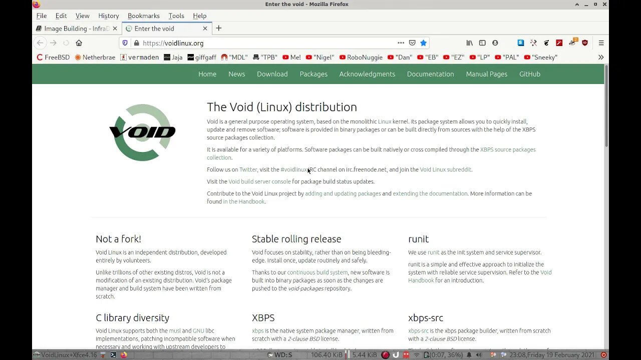 A 'Short Return' to "Voidlinux"...