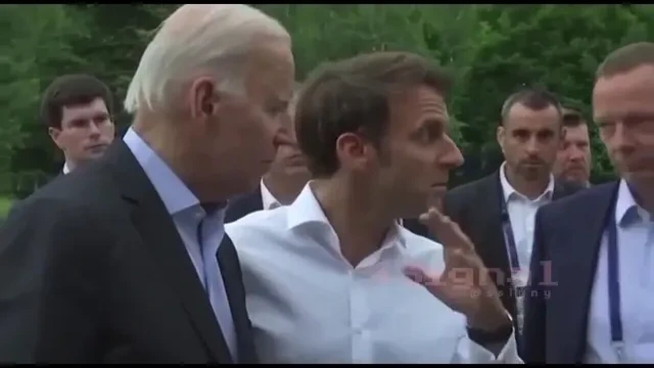 🇺🇲🇫🇷 Journalists Overheard The Conversation Between Biden And Macron At The G7 Summit