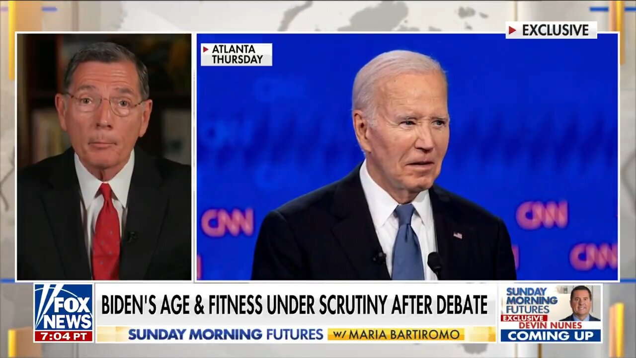 Sen. John Barrasso spoke about President Biden's performance at the debate