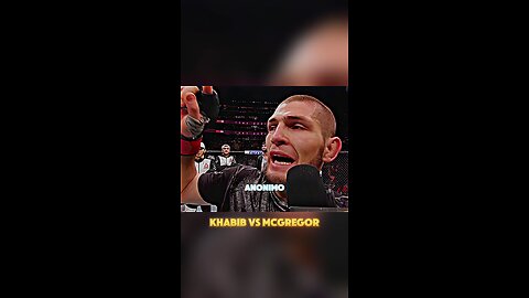Khabib vs McGregor