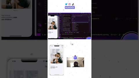 Users onboarding Screen Timelapse. #ios #flutter #gift