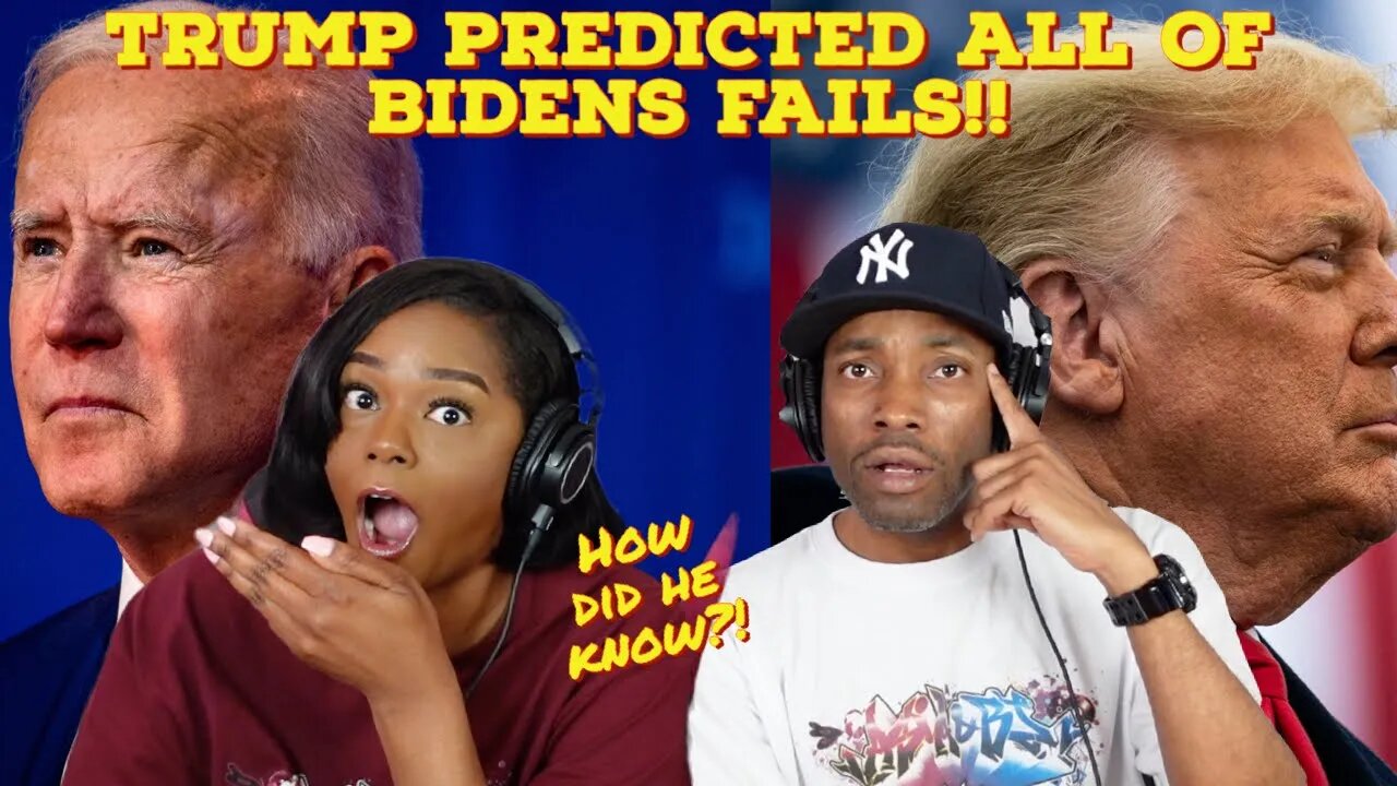 Joe Rogan - Trump predicted ALL of Biden's fails {Reaction} | Asia and BJ React