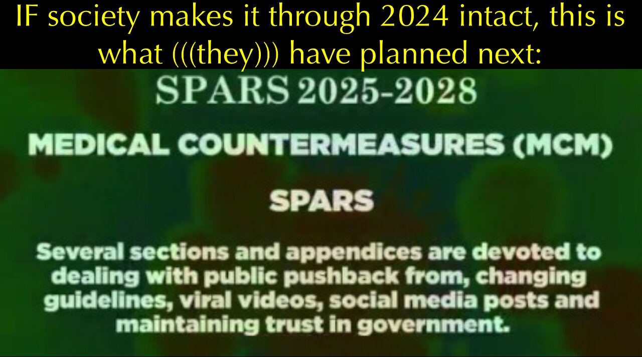 The SPARS Plandemic Already Planned for 2025-2028
