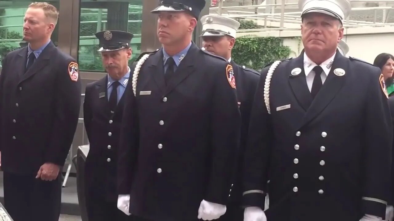 9.11 Tribute (2018): "Respect For Fallen Hero’s" FDNY @ Ground Zero [raw footage]