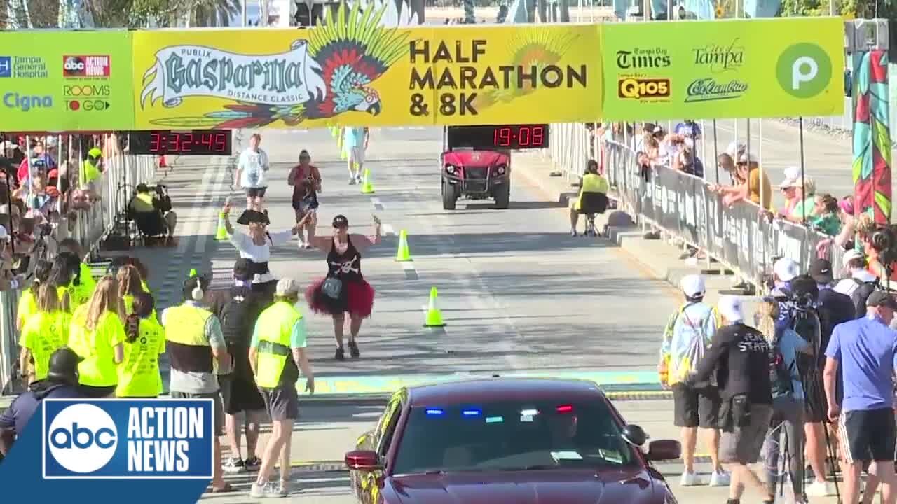 03:30-03:36 Sunday | Publix Gasparilla Distance Classic Finish Line