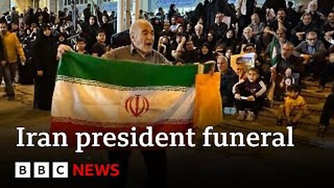 Crowds gather ahead of Iranian PresidentEbrahim Raisi funeral | BBC News