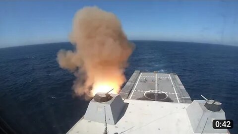 USS Zumwalt (DDG 1000) Conducts Live-Fire Test of SM-2 Missile