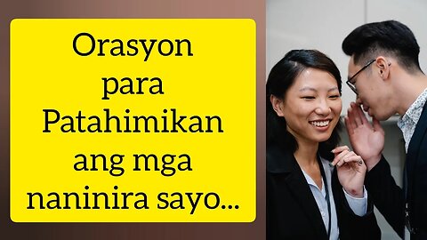 Pangontra sa mga Naninira Sayo