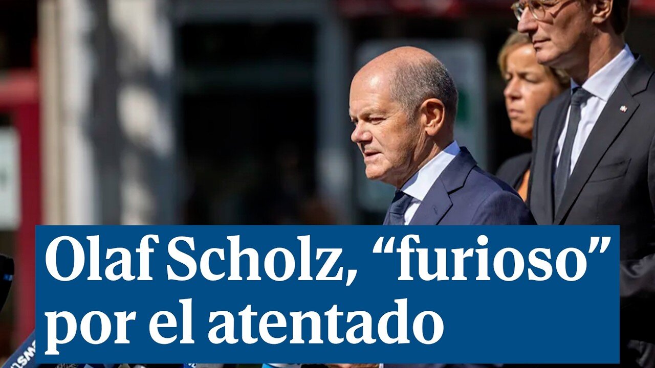 Un Olaf Scholz furioso promete reforzar las leyes sobre armas tras el atentado de Solingen