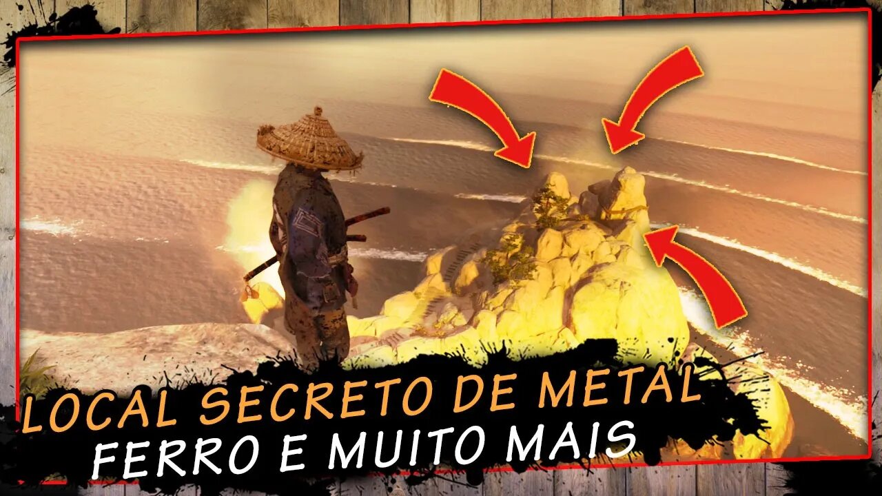 Ghost Of Tsushima, Local Secreto De Metal, Ferro e Muito Mais, Super Dica Pt Br