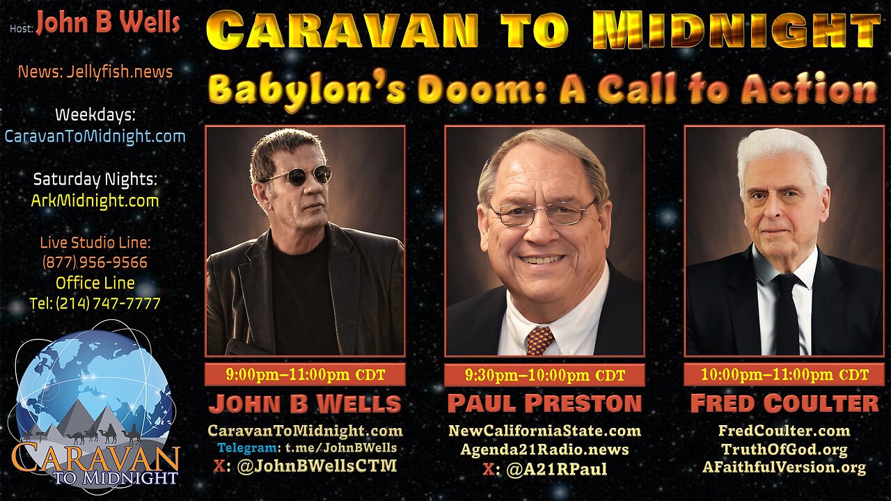 Babylon’s Doom: A Call to Action! - John B Wells LIVE