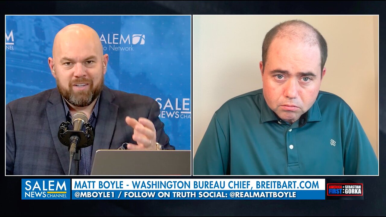 Is Mike Johnson in trouble? Matt Boyle with Chris Stigall on AMERICA First