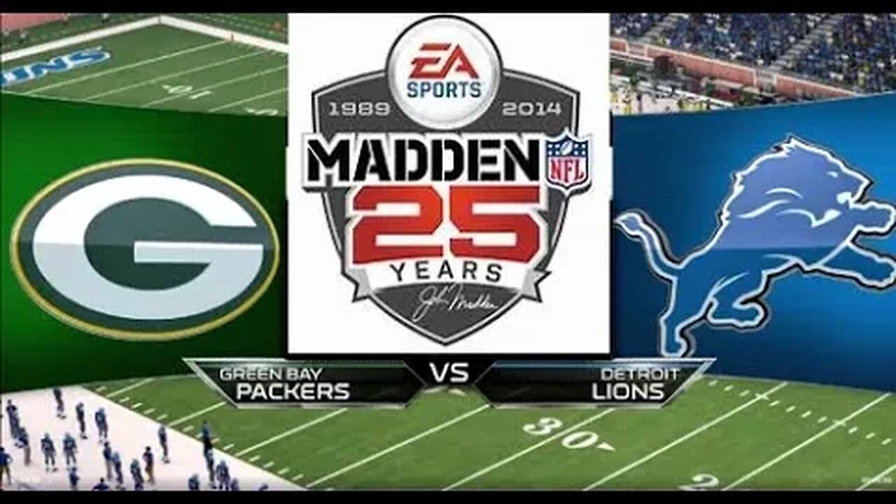 Blind Preacher Plays- Packers v Lions -Thanksgiving Miracle - Madden 25