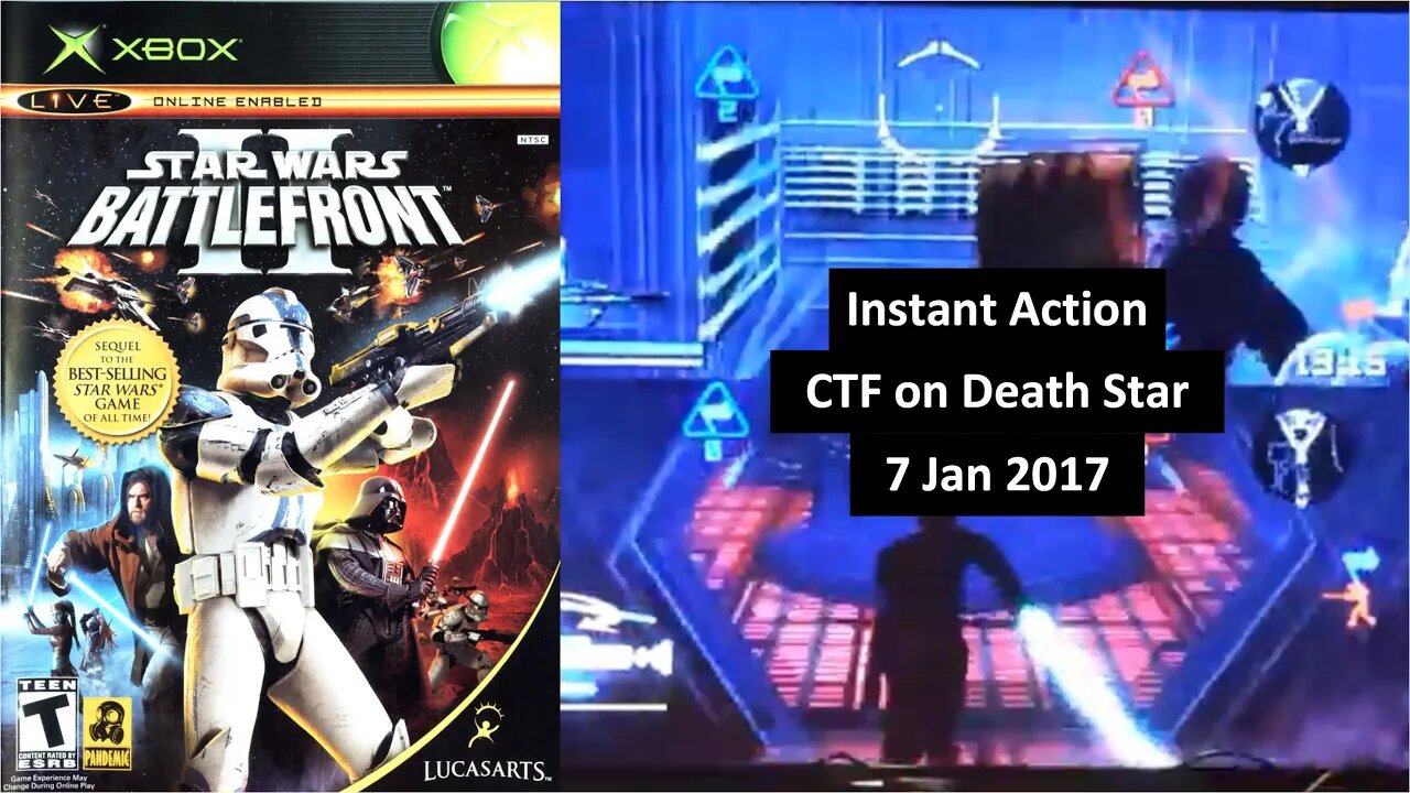 7 Jan 2017 - CTF on the Death Star - Star Wars: Battlefront II - 2pss - Instant Action GCW