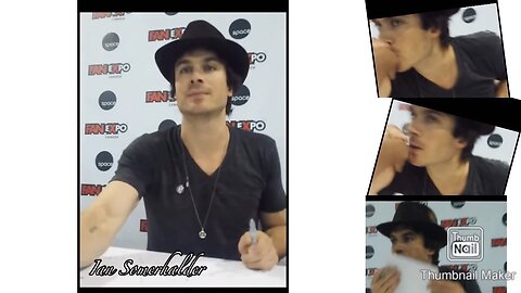 Ian Somerhalder gave me kiss on my hand he is so sweet