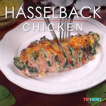 Delicious hasselback chicken recipe