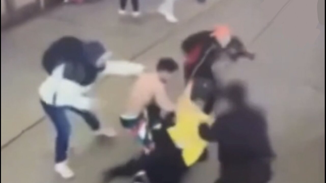 Suspected illegal migrants seen on video attacking NYPD officers...