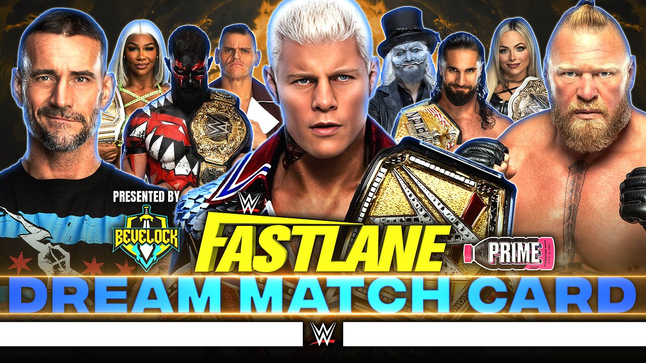 WWE Fastlane 2024 - Dream Match Card [v4]