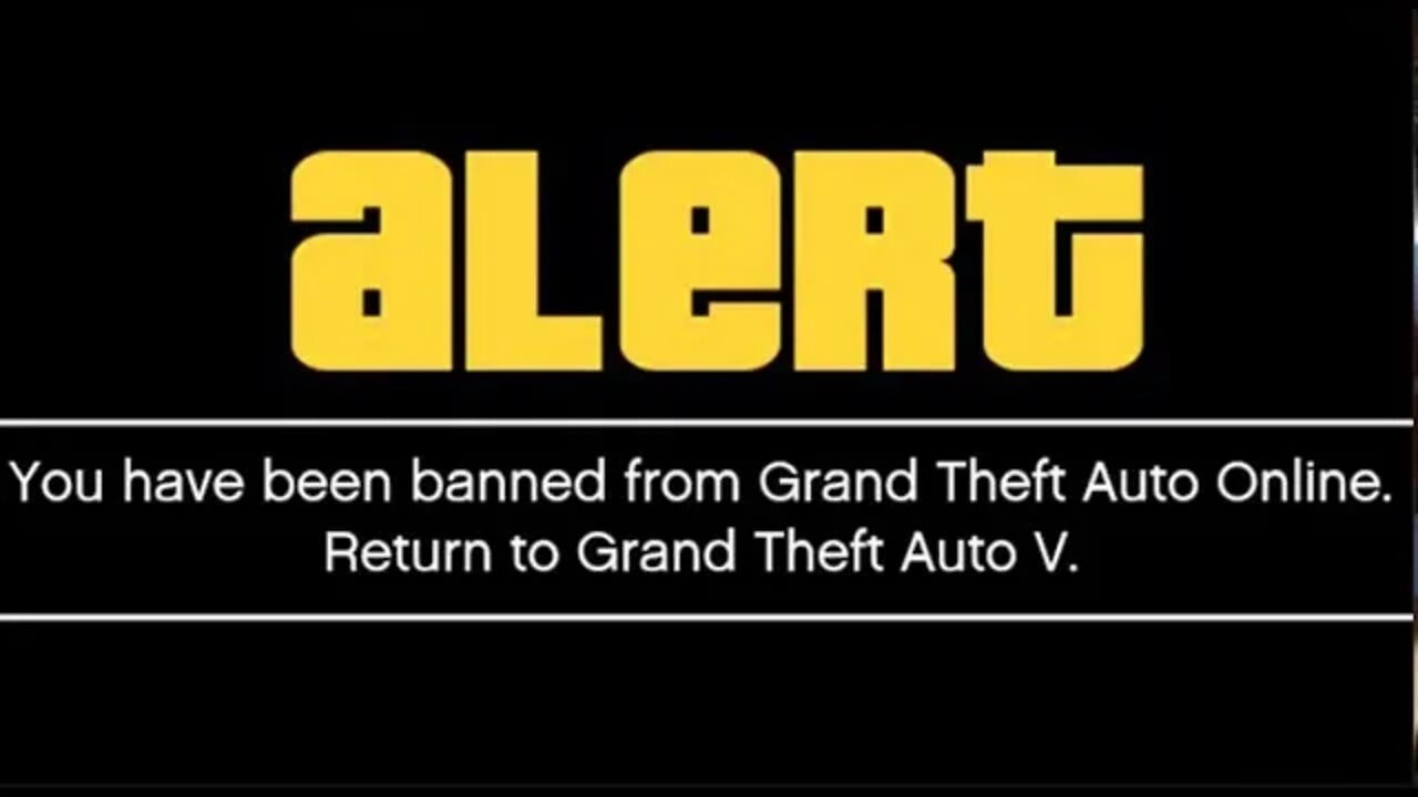 Banned from GTA Online again