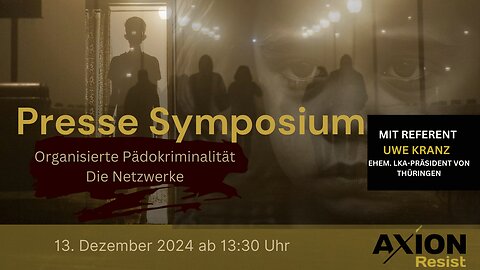 Presse-Symposium am 13. Dezember 2024 ab 13:30 Uhr mit Uwe Kranz ehem. LKA Präsident Thüringen