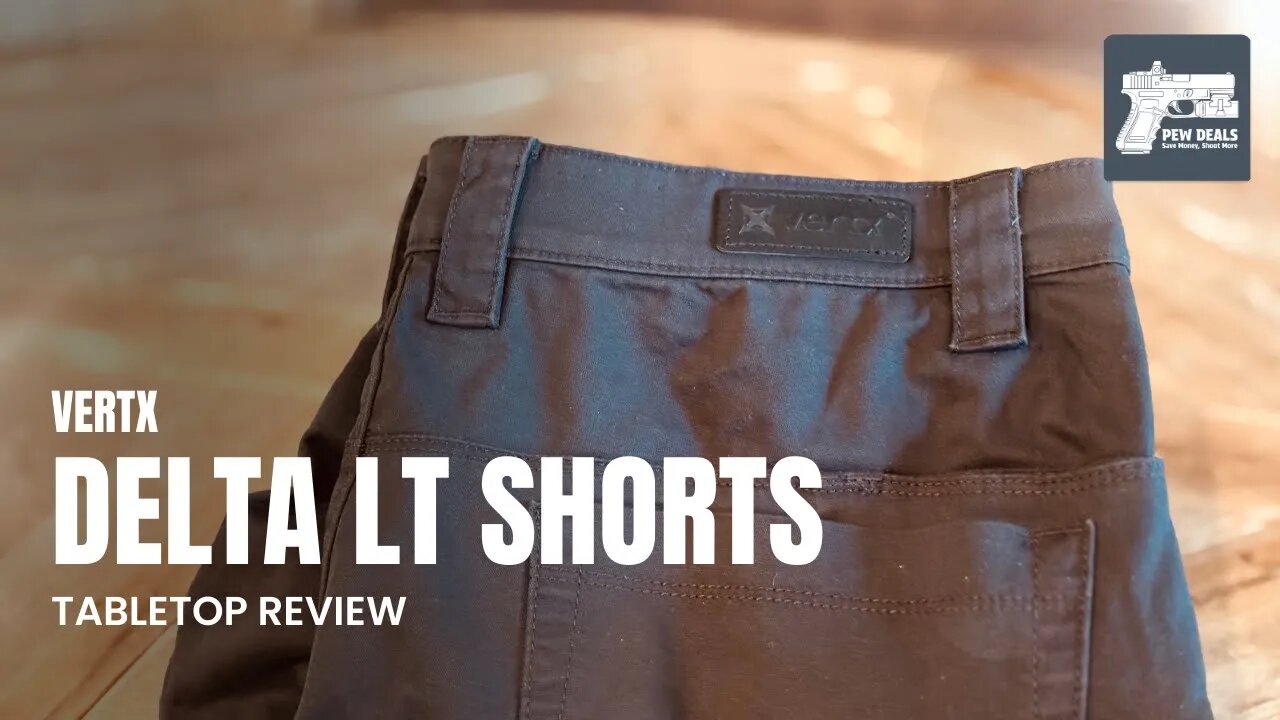 Vertx Delta Stretch LT 10" EDC Shorts One Year Review - Best EDC Shorts #edc #vertx #concealcarry