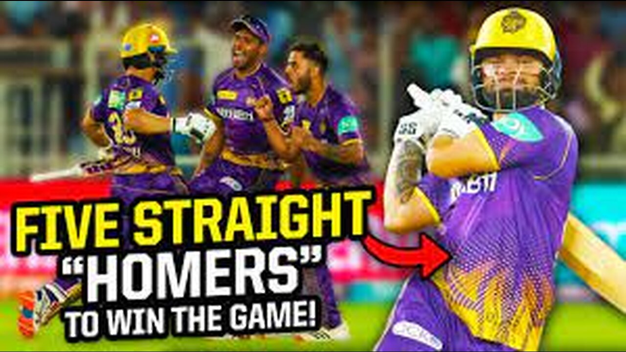 "Unstoppable Rinku smashes 5 consecutive sixes to lead KKR to an epic victory"