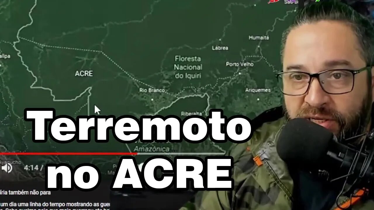 Terremoto no Brasil e Afeganistão