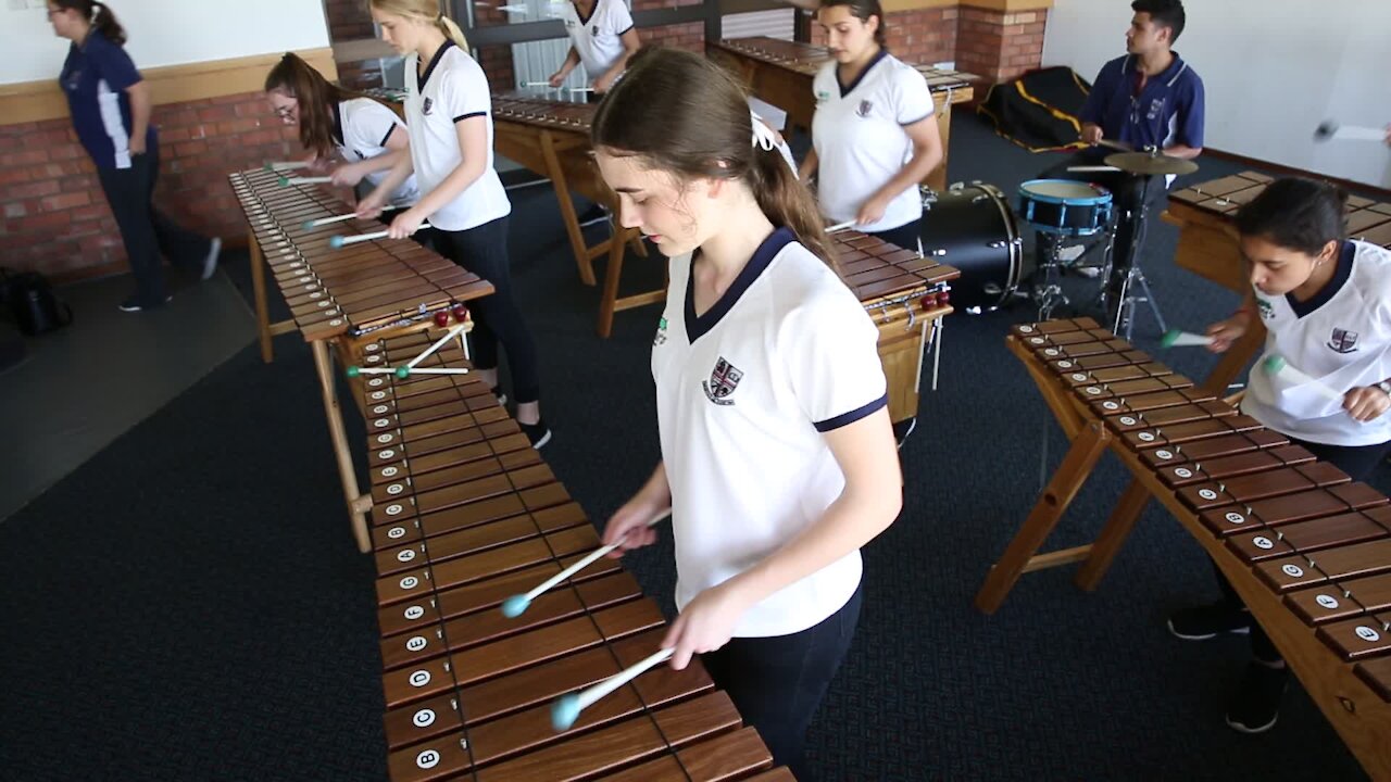 SOUTH AFRICA - Durban - Griffin girls marimba band (Video) (2h7)