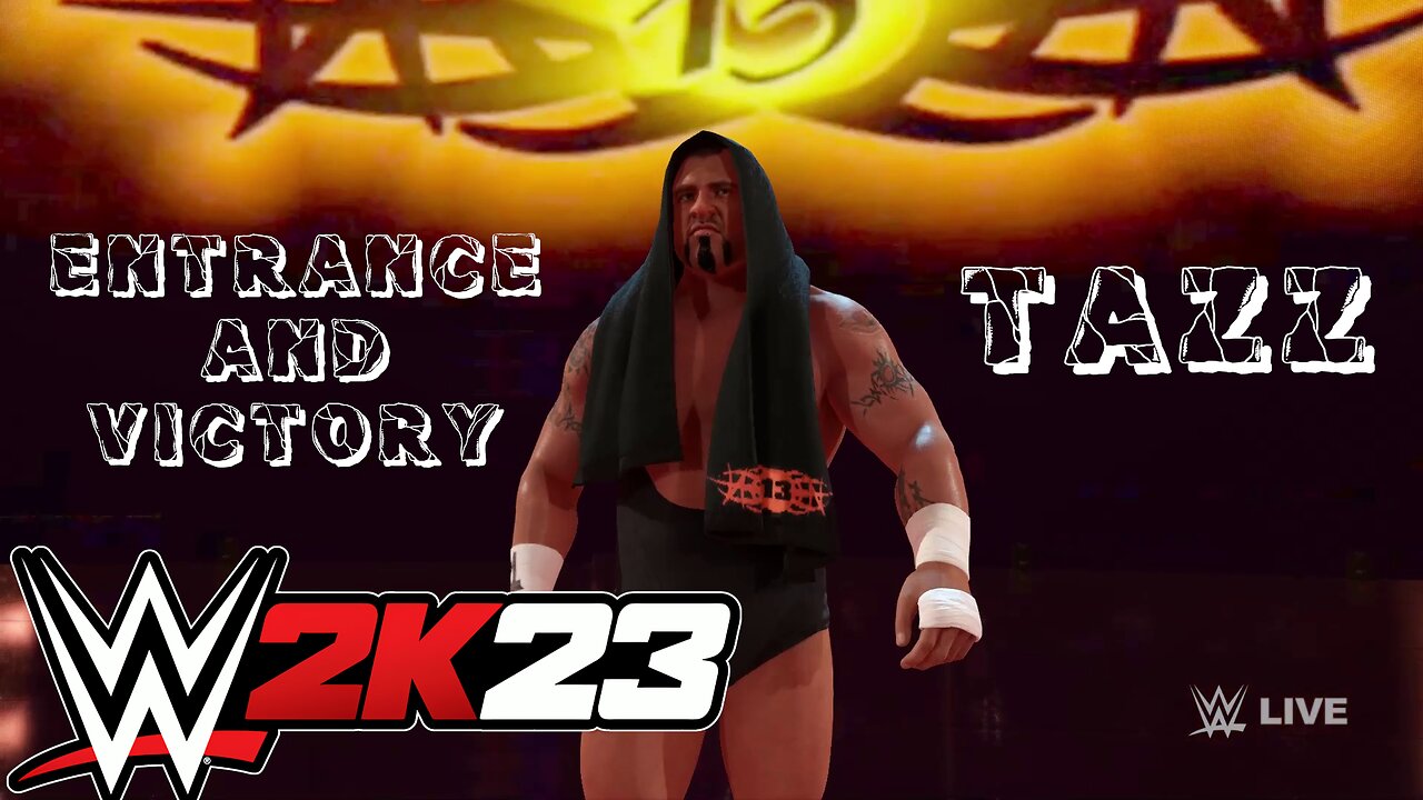 WWE 2K23 Custom Entrance & Victory TAZZ w/ custom Music and Titantron